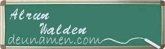 Alrun Walden Visitenkarte